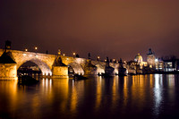 The Charles Bridge, Prague, Czech Republic.